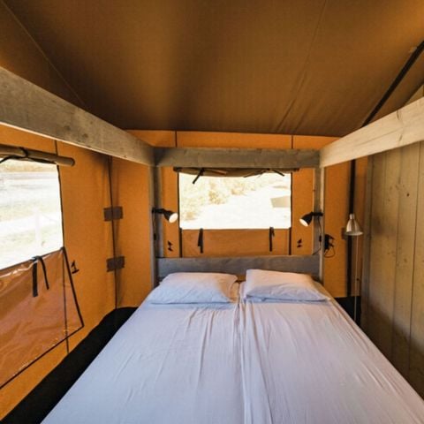 Safaritent 4 personen - Woodlodge 4 slaapplaatsen (2 slaapkamers)