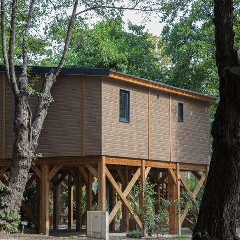 Stacaravan 7 personen - Lodge Prestige Pilotis Zeezicht