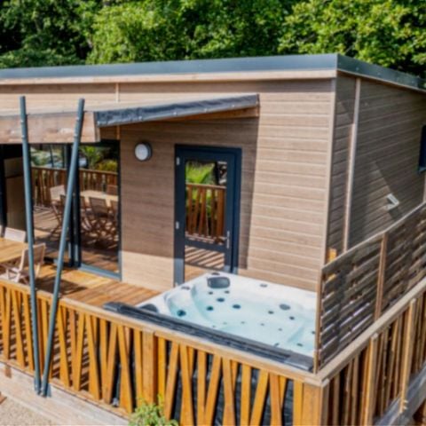 Lodge 9 personen - Prestige op palen aan zee 7p 3Ch - SPA