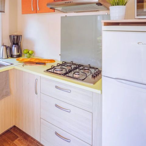 Stacaravan 7 personen - Comfort Plus 3 slaapkamers vaatwasser zonder TV