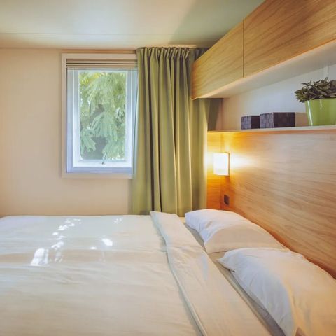 Stacaravan 7 personen - Premium Lounge met 3 slaapkamers