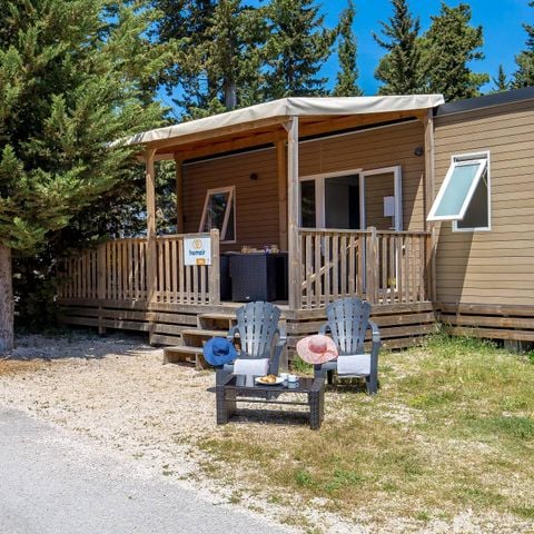 Stacaravan 6 personen - Mobile-home | Comfort | 3 Slaapkamers | 6 Pers. | Terras Lounge | Klimaat.