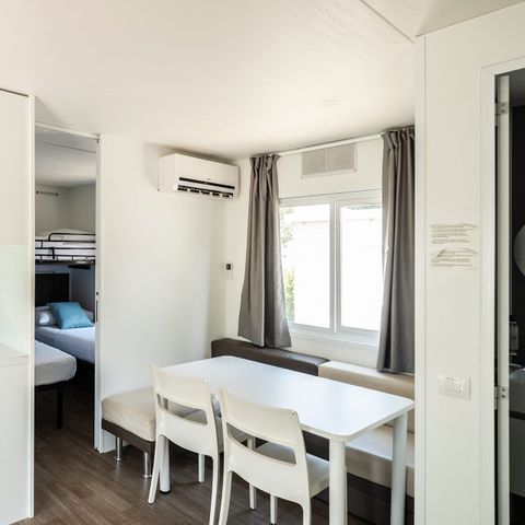 Stacaravan 5 personen - Superior Camping Home 4+2 met twee slaapkamers