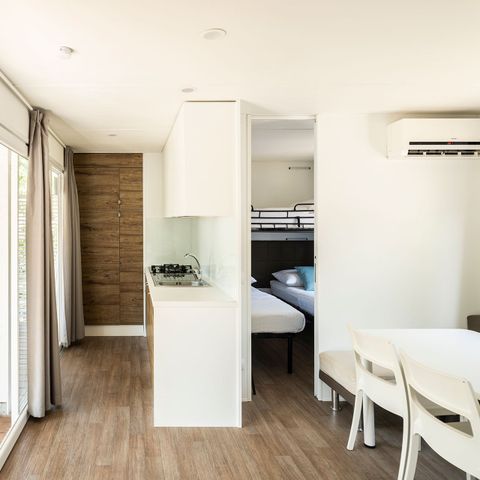 Stacaravan 4 personen - Superior Camping Home 4+2 met twee slaapkamers
