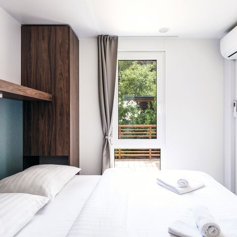 Stacaravan 4 personen - Deluxe gezinscamping met drie slaapkamers 4+1