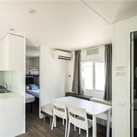 Stacaravan 6 personen - Superior Camping Home 4+2 met twee slaapkamers