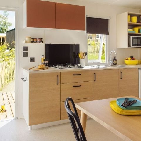 Stacaravan 5 personen - Evasion+ 5 slaapplaatsen 2 slaapkamers 28m² + badkamer
