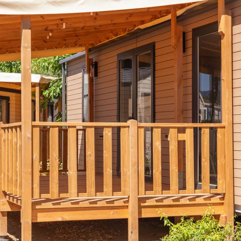 Stacaravan 6 personen - BALTIQUE - 3 slaapkamers - TV - CLIM