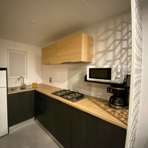 Stacaravan 6 personen - BALTIQUE - 3 slaapkamers - TV - CLIM