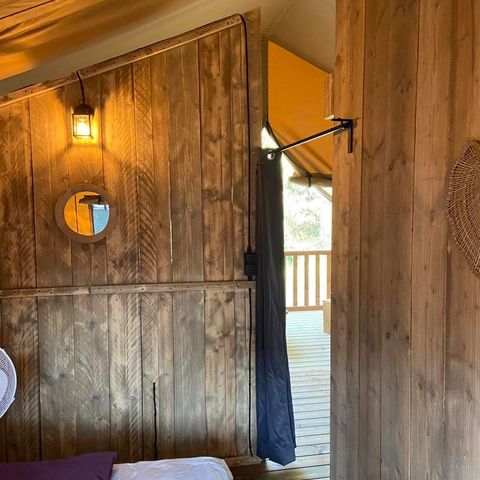 Safaritent 4 personen - 2-slaapkamer lodgetent