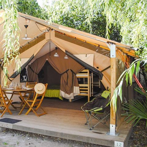 Bungalowtent 5 personen - Bungalow Toilé 2 kamers 30m² (2-slaapkamerbungalow)