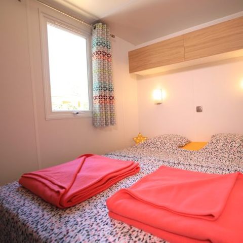 Stacaravan 4 personen - Hawaï 32 m² - 3 kamers - 2 slaapkamers