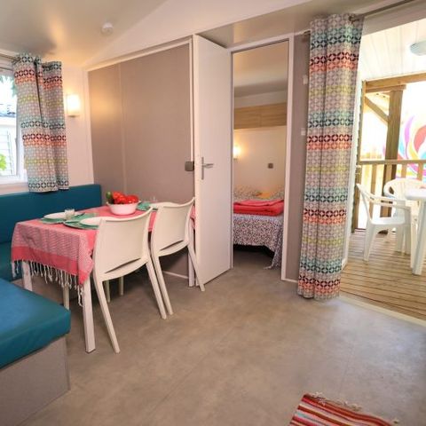 Stacaravan 4 personen - Hawaï 32 m² - 3 kamers - 2 slaapkamers