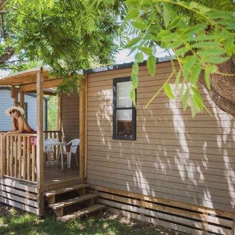 Stacaravan 4 personen - Créole 32 m² - 3 kamers - 2 slaapkamers - Airconditioning