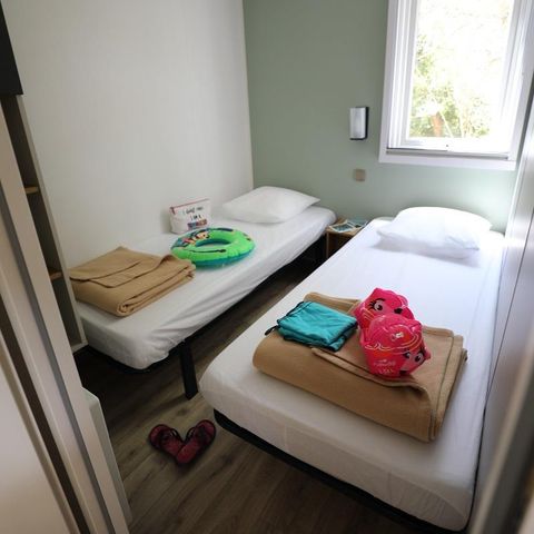 Stacaravan 4 personen - Moorea 52 m² - 3 kamers - 2 slaapkamers - Privé jacuzzi - Airconditioning