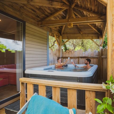 Stacaravan 4 personen - Mobil-Home Moorea SPA & dakterras - 52m2