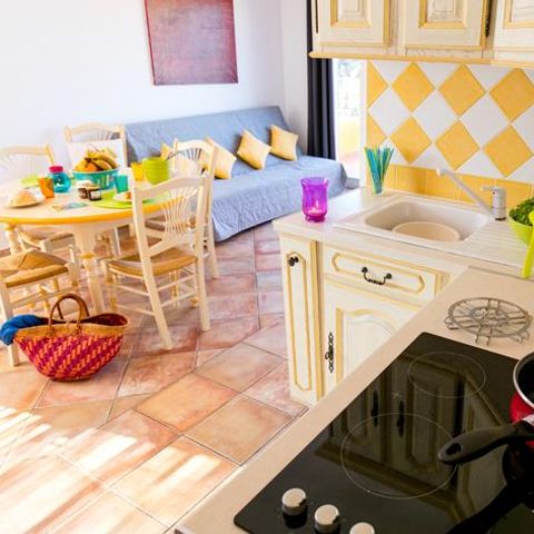 APPARTEMENT 4 personen - 3-kamer appartement Home 45 m² - 2 slaapkamers - Airconditioning en TV