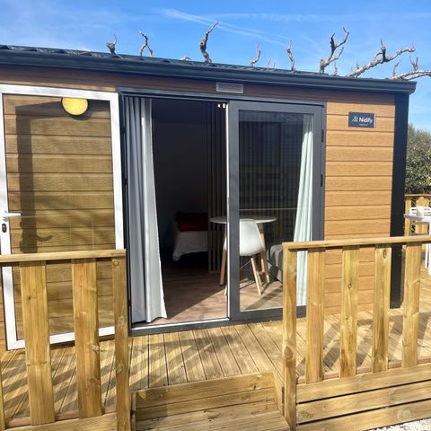 Stacaravan 2 personen - Twee keer 20 m² - Airconditioning