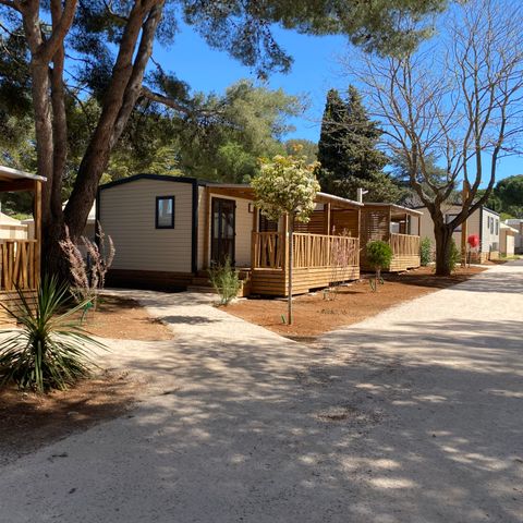 Stacaravan 6 personen - 3/6 pers stacaravan met airconditioning