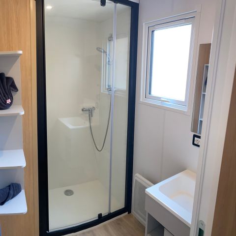 Stacaravan 6 personen - 3/6 pers stacaravan met airconditioning