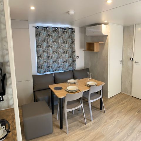 Stacaravan 6 personen - 3/6 pers stacaravan met airconditioning