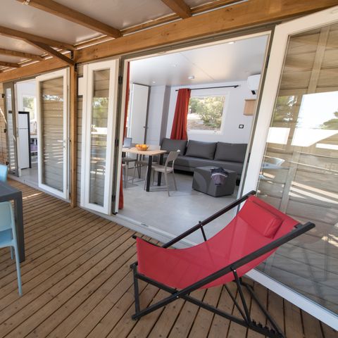 Stacaravan 8 personen - 3 slaapkamers - CLIM - LV