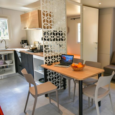 Stacaravan 8 personen - 3 slaapkamers - CLIM - LV