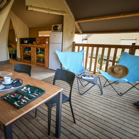 Lodge 4 personen - 2 slaapkamers