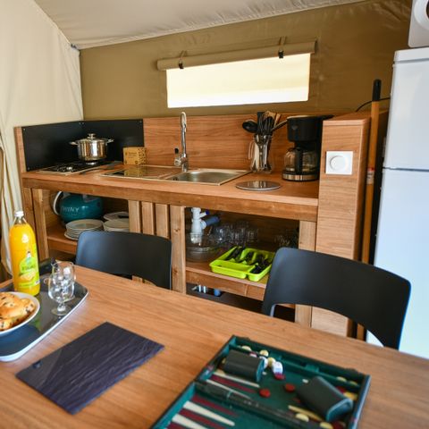 Lodge 4 personen - 2 slaapkamers