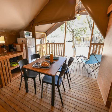 Lodge 4 personen - 2 slaapkamers