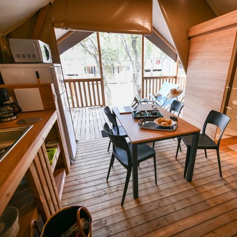 Lodge 4 personen - 2 slaapkamers
