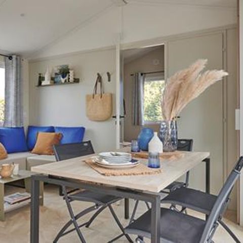 Stacaravan 6 personen - 3-slaapkamer stacaravan ROMARIN (31m²) met airconditioning