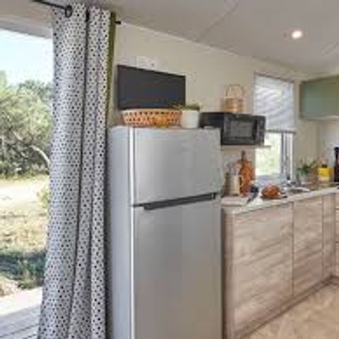 Stacaravan 6 personen - 3-slaapkamer stacaravan ROMARIN (31m²) met airconditioning