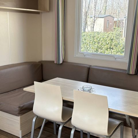 Stacaravan 6 personen - Mobile-home | Comfort | 3 Slaapkamers | 6 Pers. | Verhoogd terras | Airconditioning