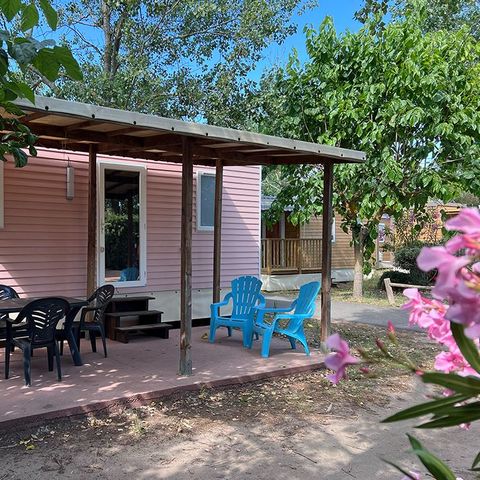 Stacaravan 6 personen - Huis - 30m² - airconditioning - 2 kamers