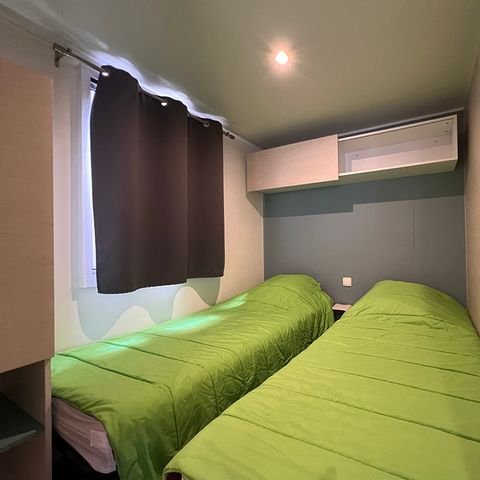 Stacaravan 6 personen - Huis - 30m² - airconditioning - 2 kamers