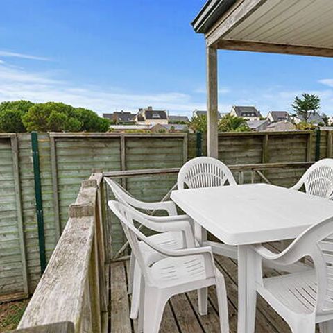 Stacaravan 4 personen - Klassiek | 2 slaapkamers | 4 pers. | Eenpersoons terras