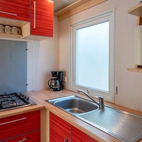 Stacaravan 4 personen - Mobile-home | Comfort | 2 Slaapkamers | 4 Pers. | Single terras | Air-con.