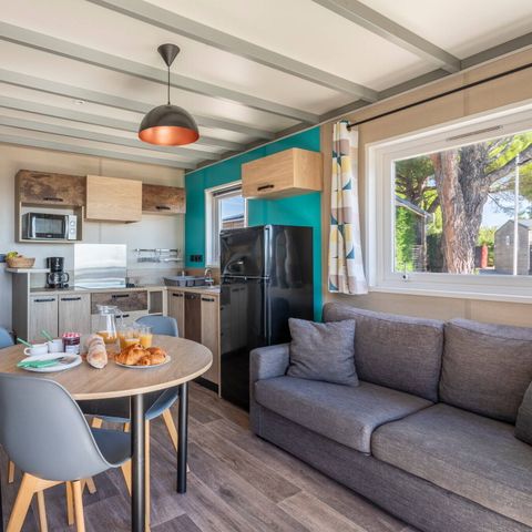 Chalet 5 personen - Chalet | Comfort | 2 Slaapkamers | 5 Pers | Verhoogd terras | Airconditioning | TV