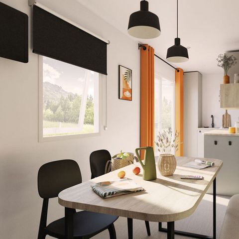 Stacaravan 2 personen - Stacaravan Riviera 1 slaapkamer