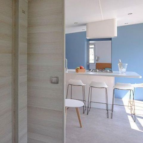 Stacaravan 4 personen - Lodge - 2 tot - Met airconditioning Plancha