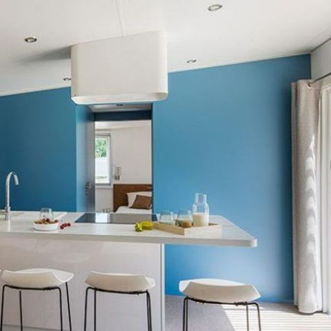 Stacaravan 4 personen - Lodge - 2 tot - Met airconditioning Plancha