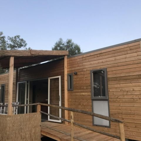 Stacaravan 6 personen - Lodge - 2 tot - Zeezicht met airconditioning Plancha