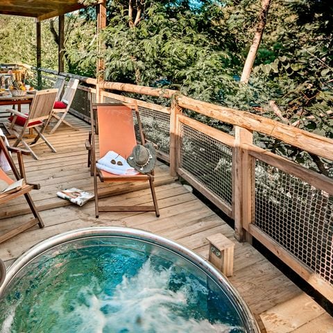 Stacaravan 6 personen - Lodge - 2 tot - Zeezicht met airconditioning Plancha
