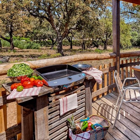 Lodge 2 personen - Natuurzicht