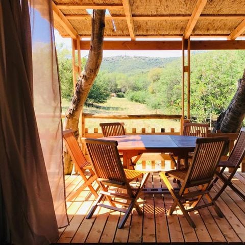 Lodge 6 personen - Natuur Lodge