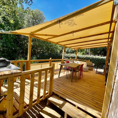 Stacaravan 4 personen - Premium - 2 slaapkamers - 4 slaapplaatsen