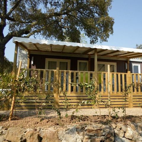Stacaravan 4 personen - Premium - 2 slaapkamers - 4 slaapplaatsen