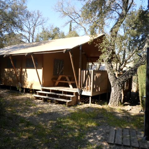 UNIEKE ACCOMMODATIE 6 personen - Bergerie Lodge - 2 slaapkamers en 1 kajuitbed