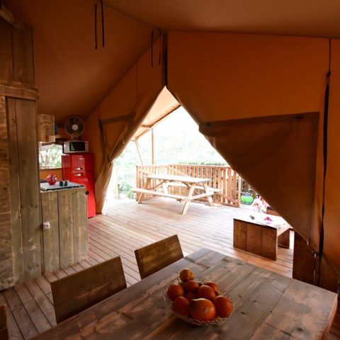 Uniek 6 personen - Bergerie Lodge - 2 slaapkamers en 1 kajuitbed